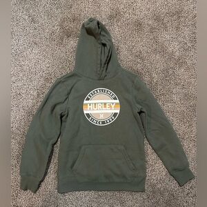 Hurley Olive Green Sweatshirt with Logo